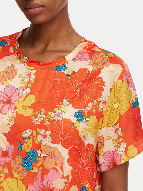 Liu Jo Liu Jo T-krekls WA6512 T473A Sarkans Regular Fit
