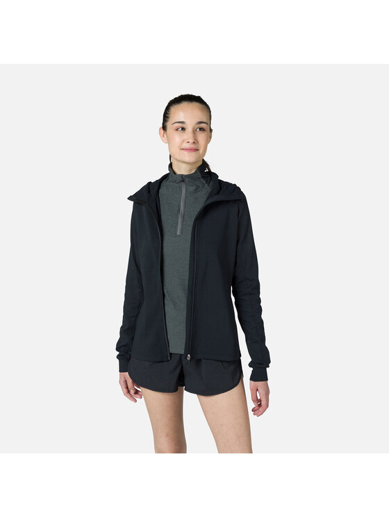 Rossignol Rossignol Bluza techniczna W Midlayer Thin Fz Czarny Regular Fit
