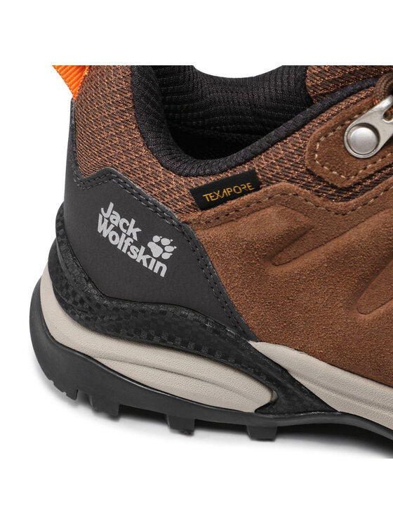 Jack Wolfskin Jack Wolfskin Trekkingi Refugio Texapore Low W 4050821 Brązowy