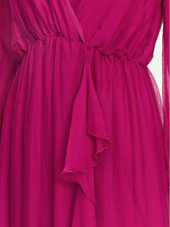 Haveone Haveone Poletna obleka AFF-N013 Roza Loose Fit