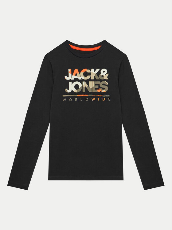 Jack&Jones Junior Bluza Luke 12259498 Črna Standard Fit