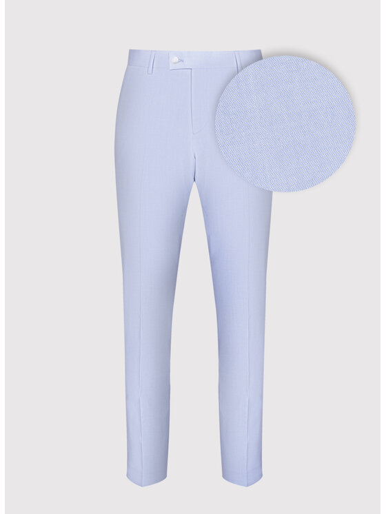 Pako Lorente Pako Lorente Spodnie garniturowe P26SF-6G-006 Niebieski Slim Fit