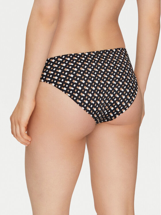 BOSS BOSS Spodnji del bikini BB Monogram Classic 50535285 Črna