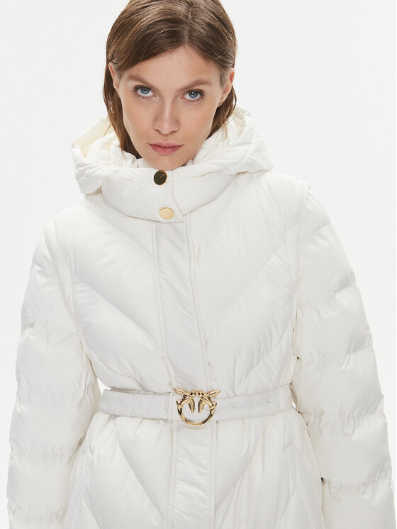 PINKO PINKO Giacca di transizione Computer 101601 A11M Bianco Regular Fit