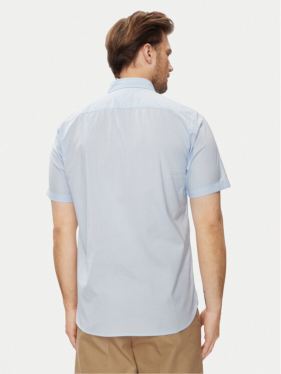 Tommy Hilfiger Tommy Hilfiger Camicia MW0MW33809 Celeste Regular Fit