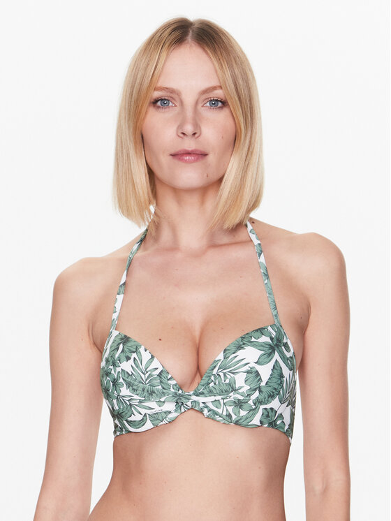 TWINSET TWINSET Bikinio viršus 231LMMB44 Žalia