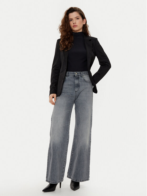 Vila Vila Sako 14107241 Čierna Slim Fit