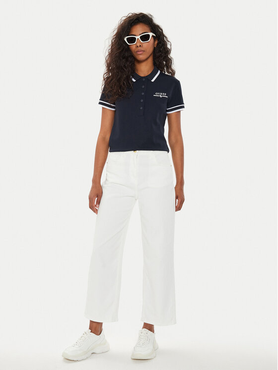 Guess Guess Poloshirt V4GP26 KBXQ2 Dunkelblau Regular Fit
