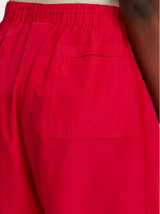 PINKO PINKO Kratke hlače iz tkanine Lewis 105243 A2M7 Rdeča Regular Fit