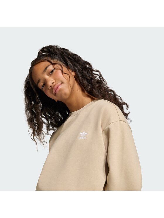 adidas adidas Bluza KE2383 Beżowy Loose Fit