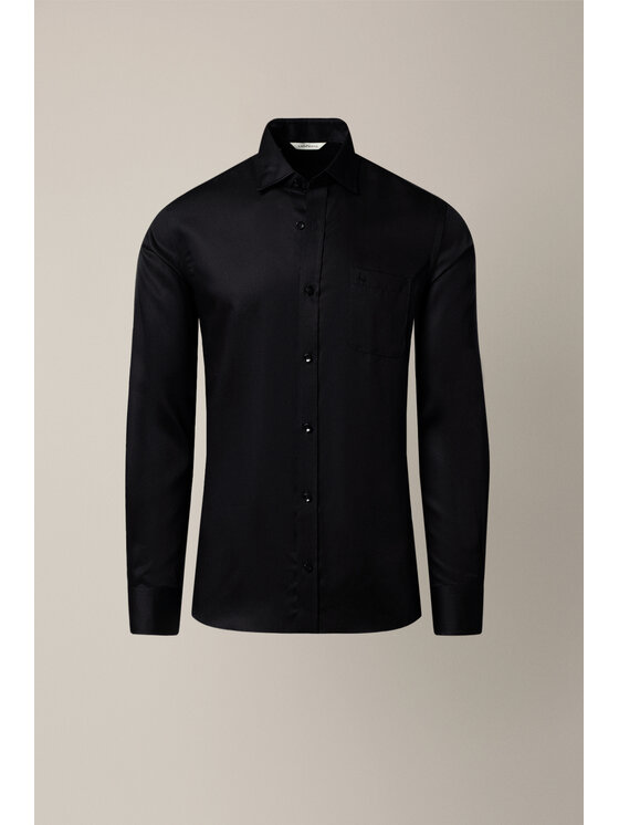 Lancerto Lancerto Koszula Blackera Czarna KO073226000011 Czarny Slim Fit
