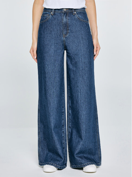 BIG STAR BIG STAR Jeansy EMILY Granatowy Wide Fit