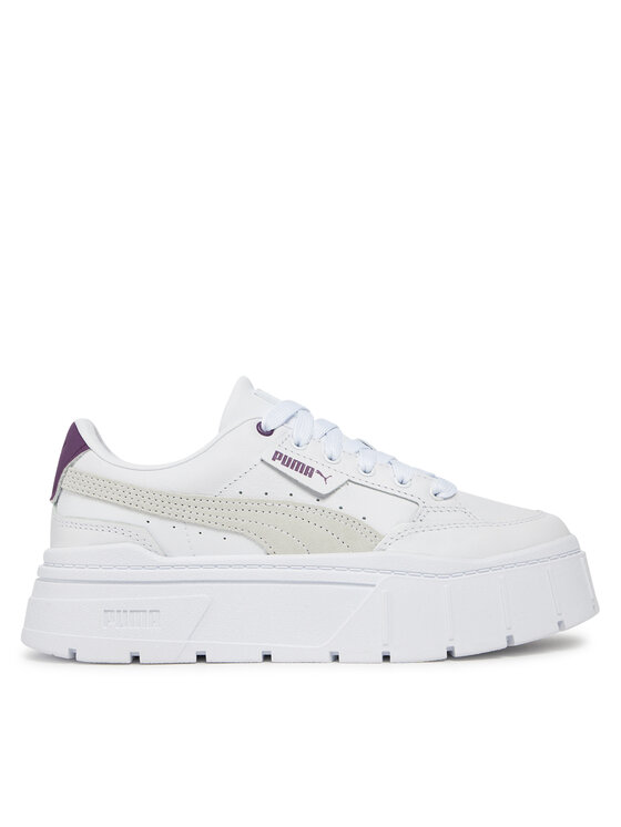 Puma platform trace white sale