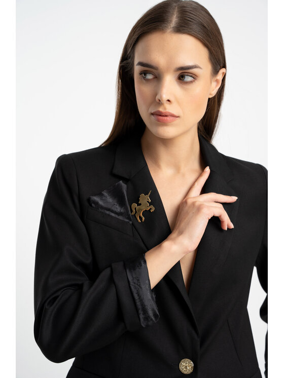 CLICK CLICK Σακάκι 71-0035 Μαύρο Regular Fit