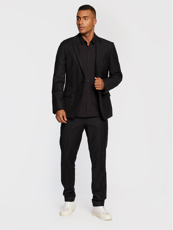 HUGO Hugo Koszula Ero3-W 50475687 Czarny Extra Slim Fit