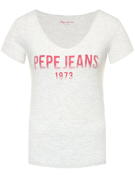 Pepe Jeans Pepe Jeans T-Shirt Blake PL504436 Grau Regular Fit
