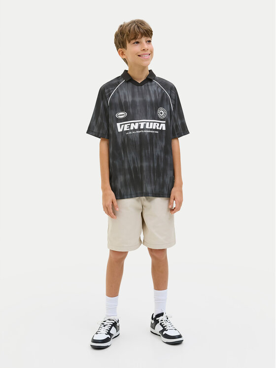 Jack & Jones Junior Jack & Jones Junior Polokošeľa Lido 12278700 Sivá Loose Fit
