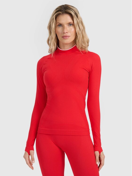 4F 4F Intimo termico pezzo sopra 4FWAW25USEAF205-62S Rosso