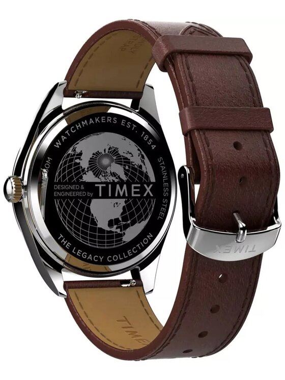 Timex Timex Zegarek TW2W57200 Brązowy