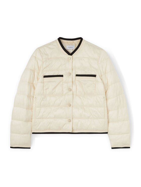 Motivi Motivi Kurtka puchowa F747Q100690N002 Écru Regular Fit