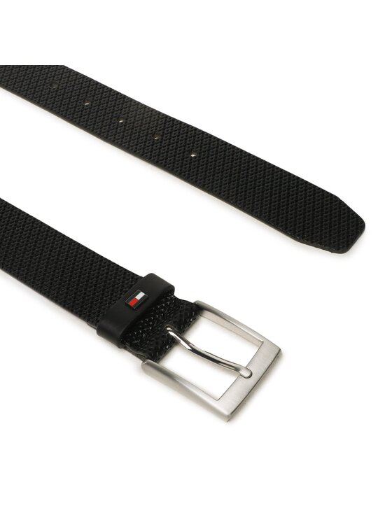 Tommy Hilfiger Tommy Hilfiger Чоловічий ремінь Adan 3.5 Embossed AM0AM11229 Чорний