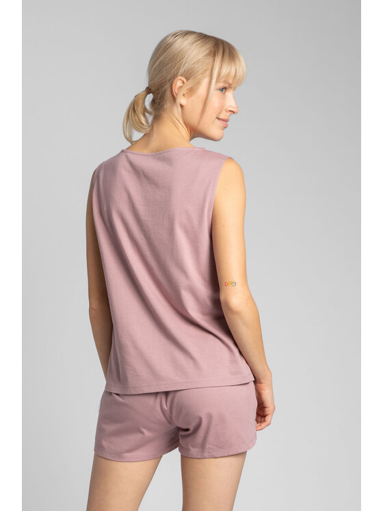 LaLupa LaLupa Bluzka LA015 Fioletowy Comfortable Fit