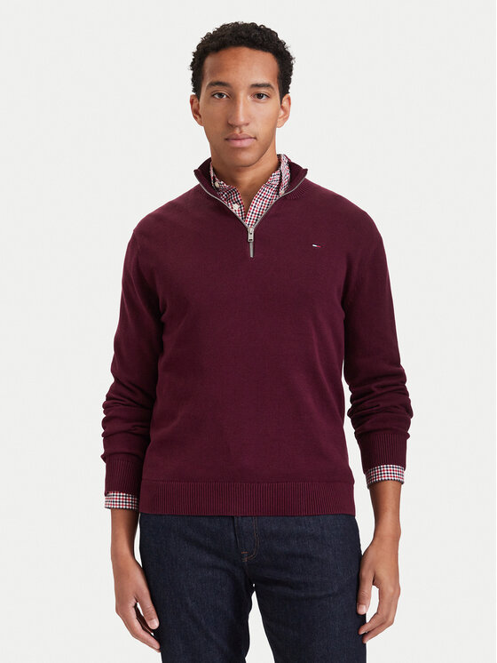 Tommy Jeans Tommy Jeans Džemper DM0DM21654 Ljubičasta Slim Fit