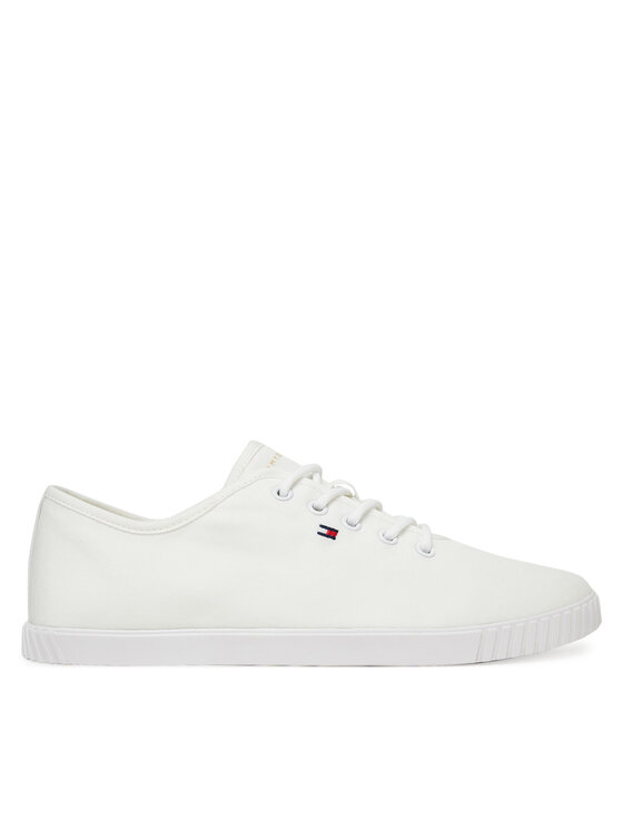 Damskie Tenisówki Tommy Hilfiger, Rozmiar 42, Białe, FW0FW08641