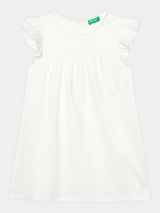 United Colors Of Benetton Rochie de zi 3096GV00H Alb Regular Fit