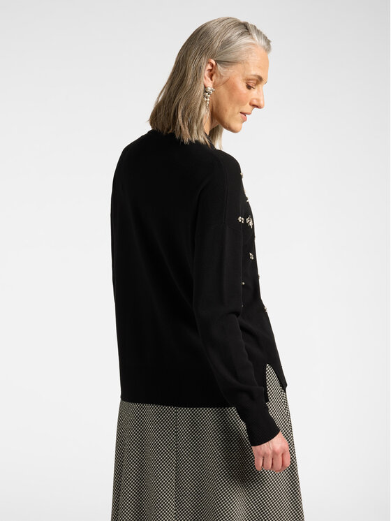 Elena Mirò Elena Mirò Sweter M010Z000769N033 Czarny Regular Fit