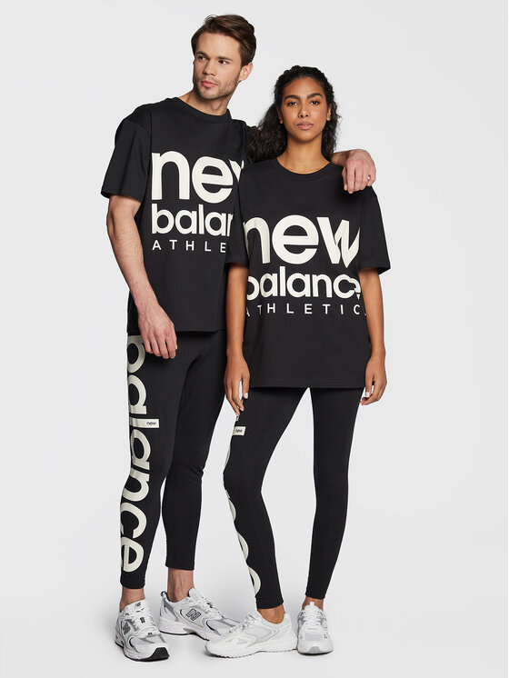 T-shirt Unisex Athletics UT23505 Nero Oversize