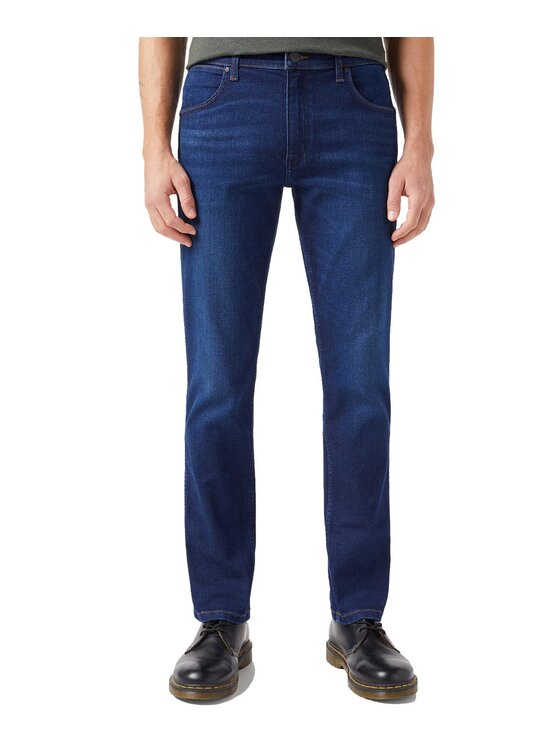 Wrangler Wrangler Jeansy 112350837 Granatowy Straight Leg