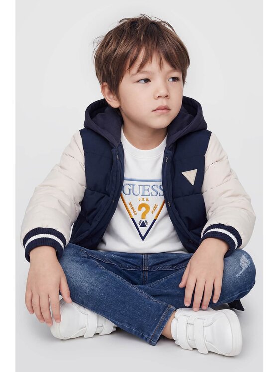 Guess Kids Guess Kids Kurtka przejściowa 185391 Niebieski Classic Fit
