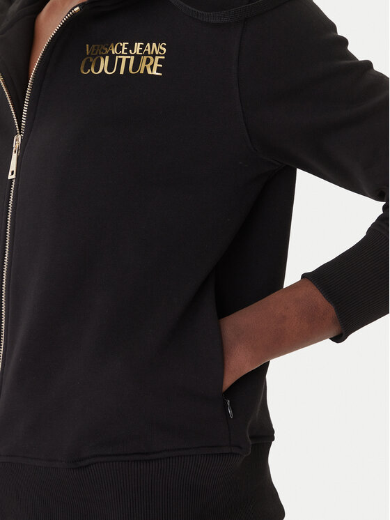 Versace Jeans Couture Versace Jeans Couture Світшот 80HAIT00 CF01T Чорний Regular Fit