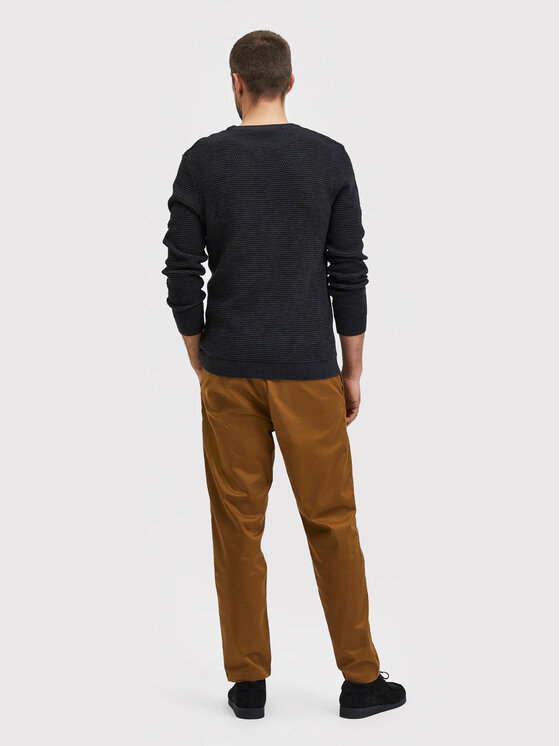 Selected Homme Selected Homme Sweter Vince 16059390 Szary Regular Fit