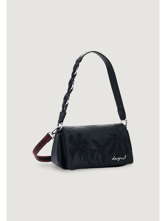 Desigual Desigual Τσάντα BAG_MIRENIS NARON MINI FL Μαύρο
