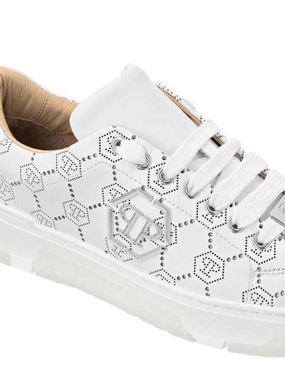 PHILIPP PLEIN PHILIPP PLEIN Sneakersy 24225 Biela