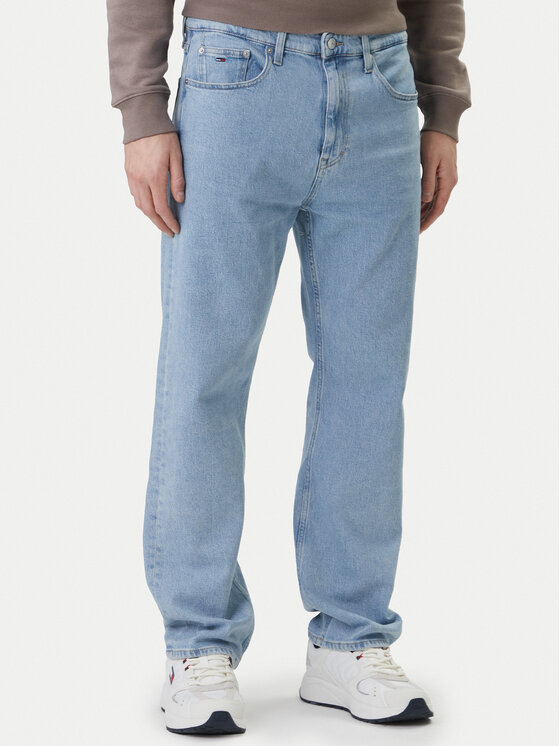Tommy Jeans Tommy Jeans Džinsai Otis DM0DM23060 Žydra Straight Fit