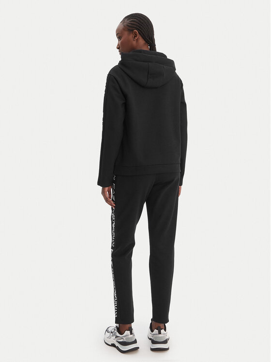 EA7 Emporio Armani EA7 Emporio Armani Tepláková souprava 7W000116 AF10443 MC001 Černá Regular Fit