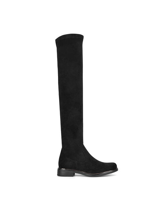 Cizme lungi muschetar JENNY WS13576-01 Negru
