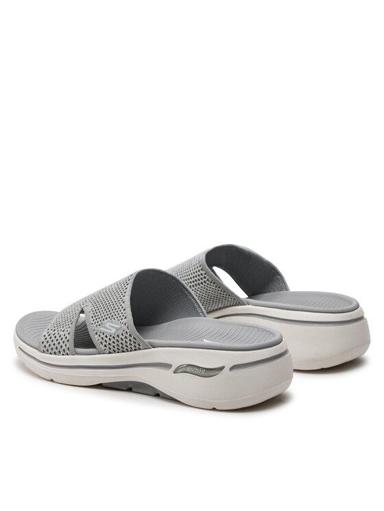 Skechers Skechers Pantoletten Go Walk Arch Fit Sandal-Joyful 140274/GRY Grau