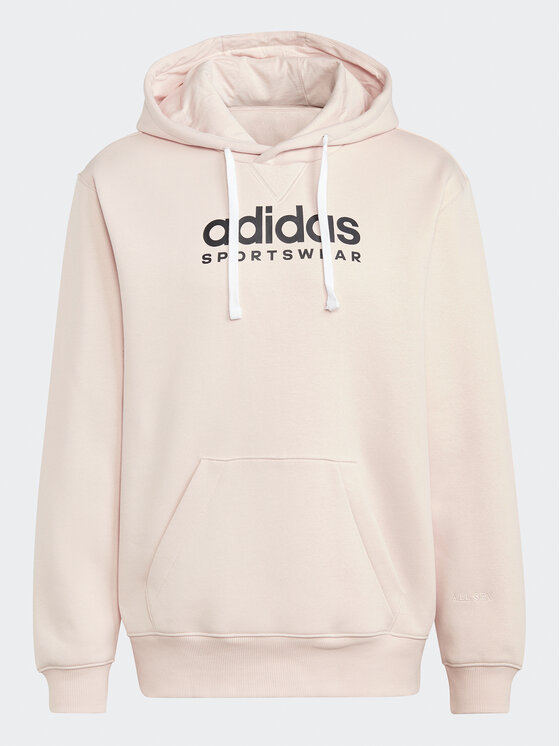 adidas Felpa All SZN Fleece Graphic Hoodie IC9776 Rosa Loose Fit
