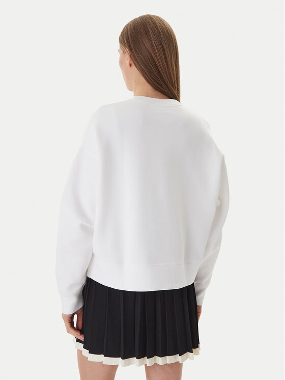 Lacoste Lacoste Суитшърт SF0046 Бял Oversize