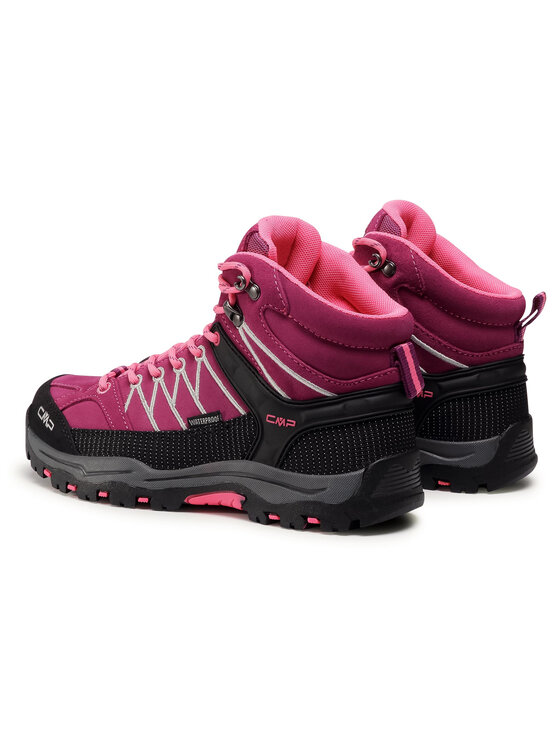 CMP CMP Παπούτσια πεζοπορίας Kids Rigel Mid Trekking Shoe Wp 3Q12944J Ροζ