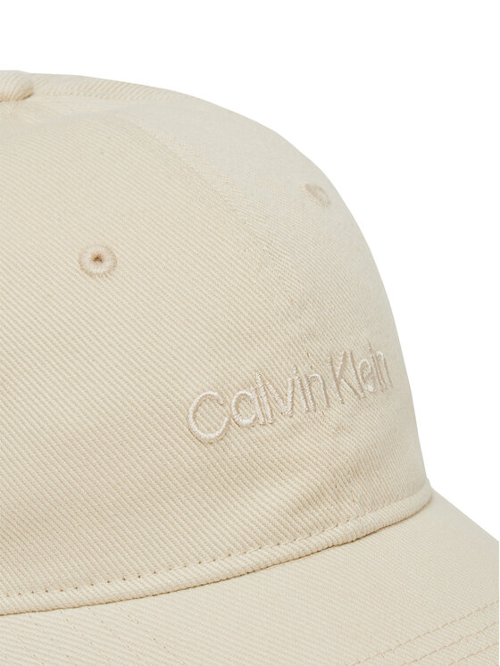 Calvin Klein Calvin Klein Шапка с козирка Small Monogram LV04K5065G Кремав