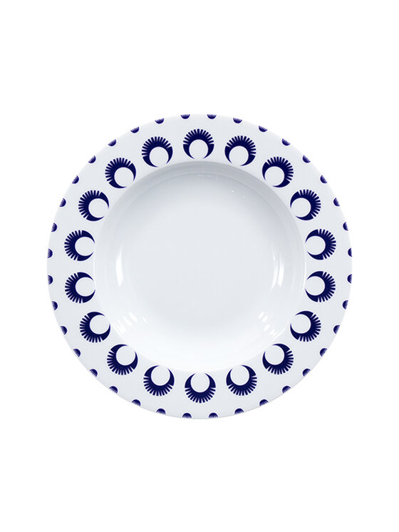 Ćmielów Design Studio Ćmielów Design Studio Zestaw obiadowy Folk Fusion Polska Granatowy