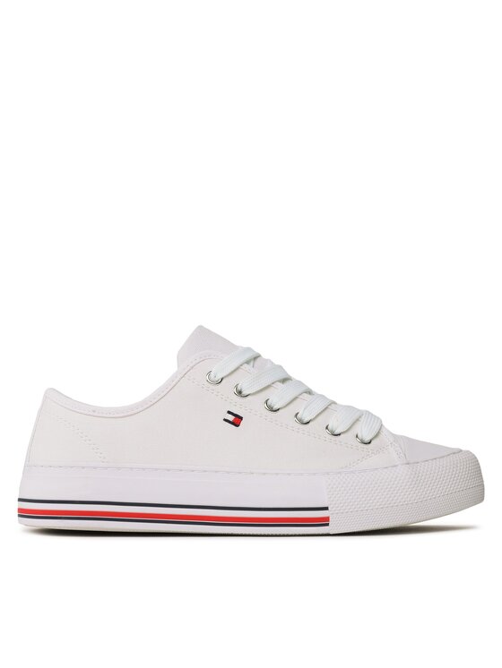 Tommy Hilfiger Tommy Hilfiger Scarpe da ginnastica Low Cut Lace-Up Sneaker T3A9-32677-0890 S Bianco