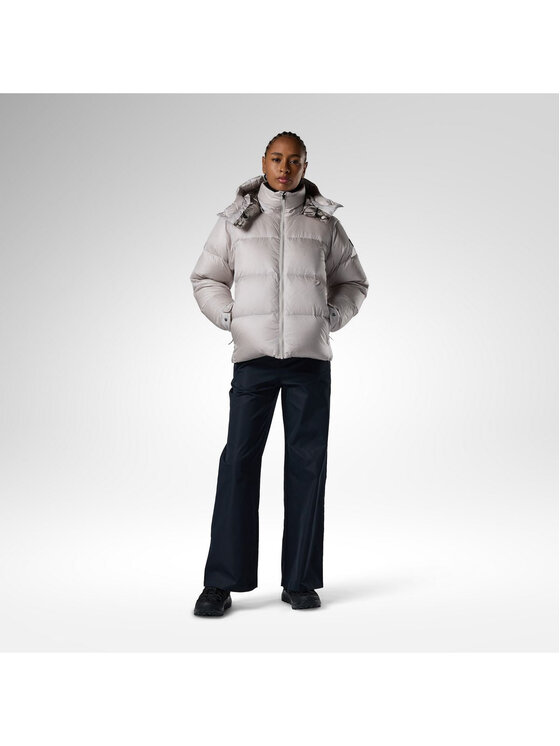Rossignol Rossignol Kurtka zimowa W Abel Down Hoodie Jacket Srebrny Regular Fit