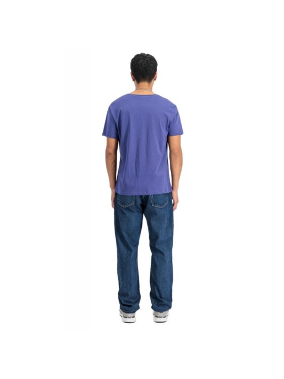 Alpha Industries Alpha Industries Tričko AI.146506-735 Tmavomodrá Regular Fit