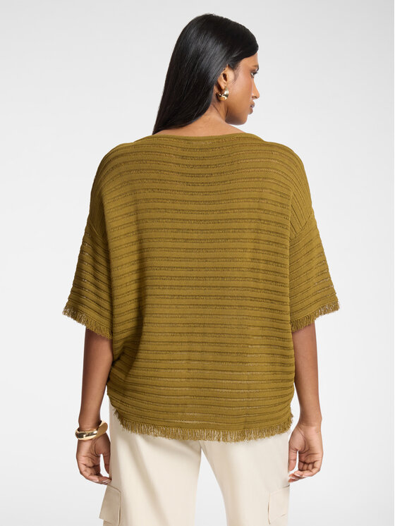 Elena Mirò Elena Mirò Maglione M547E001928N022 Marrone Boxy Fit